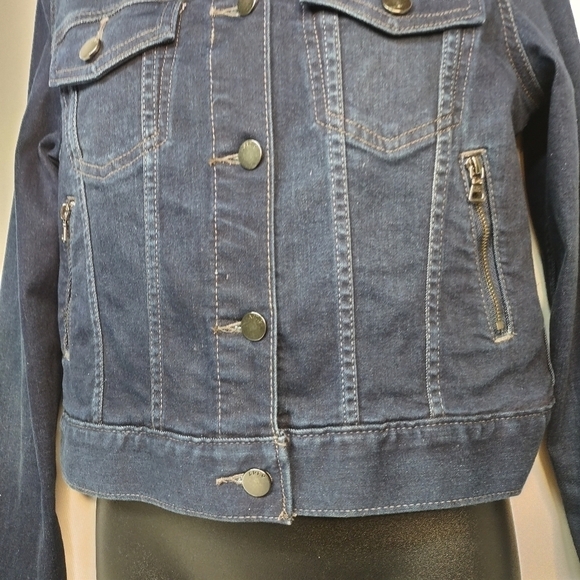 Apt. 9 Women's Blue Denim Jean Jacket Size XS - Picture 4 of 8